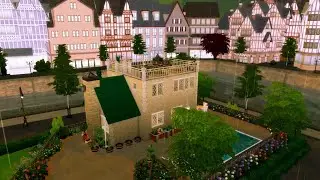 Rooftop Garden House #simsbuild #sims #sims4