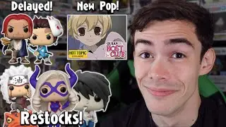 Anime Funko Pop Update | Shanks & Tanjiro Delayed| Honey Ouran Host Club | Mt Lady & Jiraiya Restock