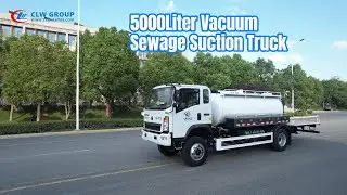 Sinotruk HOWO 4x4 Off Road AWD Italy Jurop Vacuum Pump Sewage Sludge Toilet Suction Truck