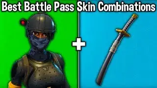 10 BEST 'BATTLE PASS' SKIN COMBINATIONS in Fortnite! (best skin combos)