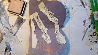 DECEMBER DAILY ART SERIES DAY 30 BOARD BOOK UPCYCLE A PAIR OF BIRDS