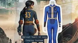 🔥Fallout Vault 33 Lucy Cosplay Costume Women's Jumpsuit #Takerlama