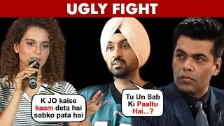 Kangana Ranaut Calls Diljit Dosanjh Karan Johar's Pet | FIGHT On Twitter | Bilkis Bano Tweet Row