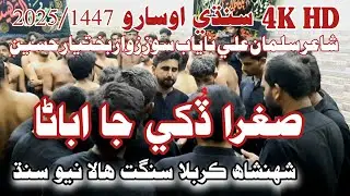 Sindhi Osaro | Dukhi Ja Abana Sughra Salman Ali Nayab Shahnsha e Karbala Sangt Hala 03 Muharram 2025