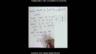 a^nc^mb^n /n m greater=1 Push Down Automata Theory of computation - STACK REPRESENTATION