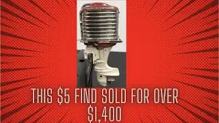 MY HOLY GRAIL GARAGE SALE FIND! This $5 find sold for over $1,400! 🤯