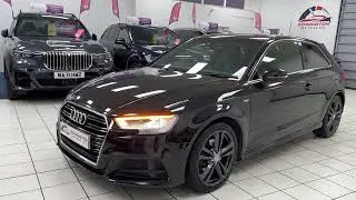 Audi A3 2.0 TDI S line S Tronic Auto 6Spd Euro 6 (s/s) 3dr GN66UEY