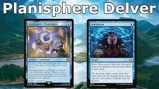 MAKING BRAINSTORM LOOK EVEN BETTER!  Mono Blue Astrologian's Planisphere Delver (Legacy MTG)
