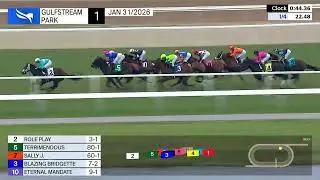 Gulfstream Park January 31, 2026 Race 1