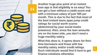 5 of the biggest plus points of using an instant loan app