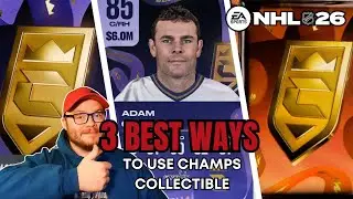 3 лучших способа использовать коллекционные предметы HUT CHAMPS в NHL 26 HUT
