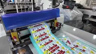 CMMQ-320M Flatbed Die Cutting Diecutting Paper Label Sticker With Roll to Sheet With Sheeting Device