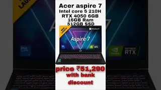 cheapest RTX 4050 laptop Acer aspire 7 #gaming #rtxgamer #godofwar #laptop #gaminglaptop #pcgaming
