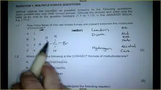 NSC May/June 2025 Paper 2: Organic Chemistry