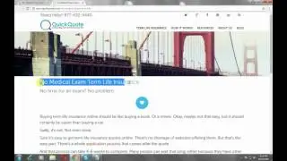 No Medical Exam Term Life Insurance Quote