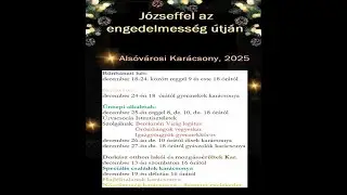 Isten sürgető vezetése -  Karácsony szentesti Istentisztelet -  2025 12. 24.