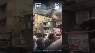 Fire Guts Five-Storey Building in Balogun Market, Lagos