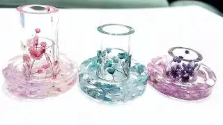 Giftboxxes&reg; | Round Candle Holder Base Decoration Silicone Mold