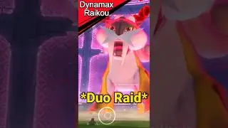 *DUO* DMax RAIKOU raid (No Max Mushroom) in Pokemon GO.