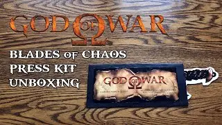 God of War (PS2) Blades of Chaos Press Kit Unboxing