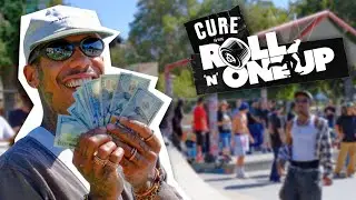 Конкурс скейтбордистов Roll 'N' One Up Cash for Tricks в Стоунер-парке с Cure by WCC