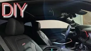 DIY HOW TO REMOVE A 2016-2022 CAMARO HEADLINER AND BACK SEAT! Easier than you think