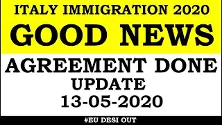 Italy Immigration 2020 New Update: Italy open immigration: Italy Immigration: Sanatoria Immigrati: