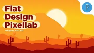 Cara Membuat Flat Design Background Di Pixellab - Aplikasi Android | Aziz Pict
