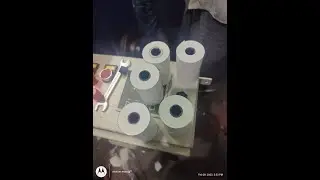 Billing roll | thermal roll | atm roll | paper roll slitting machine semi automatic