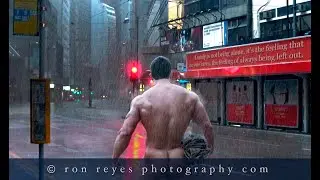 Ron Reyes Photography com Living Photo Man In The Rain