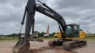 Used John Deere 210G LC Excavator With HD Hydraulic Thumb For Sale
