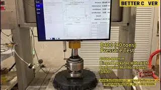 Hinged Lockable Watertight Composite Manhole Covers and Frames D400(40 tons) Pressure Test