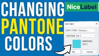 NiceLabel Pantone Color Editing Tutorial