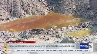 More women service members report illnesses after deployment to contaminated airbase