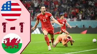 USA 1-1 Wales Highlights @baay_designer_and_editor