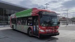 OC Transpo: New Flyer 'Xcelsior' XE40 2102 at Tunney's Pasture Station