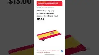 Motorhelmets Store Sale Oakley Country Flag Microbags and Batwolf Icon Pair Sunglass Accessories