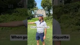 Когда у гольфистов нет этикета