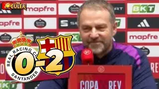 Rueda prensa HANSI FLICK + Reacciones: RACING SANTANDER 0-2 FC BARCELONA