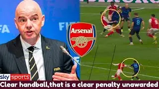FIFA PRESIDENT APOLOGIZES TO ARSENAL AFTER SHOCK PENALTY DENIAL VS INTER MILAN