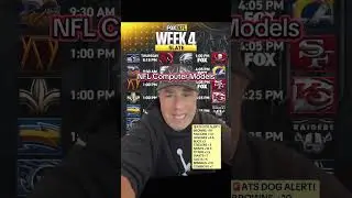 NFL Computer Models, Best Bets & ATS PICKS for Week 4!