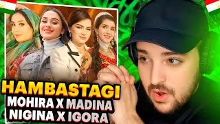 Nigina Amonqulova, Madina Aknazarova,Mohiri Tohiri,Nigora Kholova - Hambastagi(Reaction)🇹🇯ҲАМБАСТАГӢ