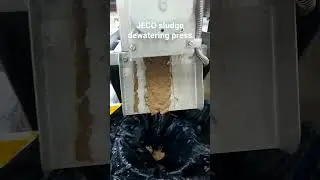 JGC Water JECO sludge dewatering press, #jgcwater, #jgcecosystems