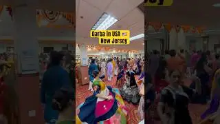 Garba in USA 🇺🇸 New Jersey #newjersey #garba #navratri #shorts -#reels #trending #viral #song