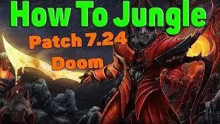 DoTa 2 How To Jungle Doom Patch 7.24 7400 gold