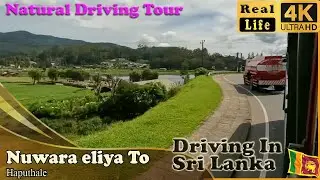 beautiful bus view from nuwaraeliya to haputhale