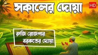 সকালের দোয়া অফুরন্ত রুজি রোজগার বরকতের জন্য শুনুন | Morning dua | Sokaler dua | quran recitation |