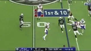 Johnathan Abram big hit vs Buffalo Bills