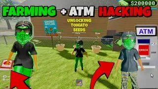 🌻FARMING PLAYING BLOCKSPIN + UNLOCKING TOMATO SEEDS🍅+ GRINDING $500K💰🏧