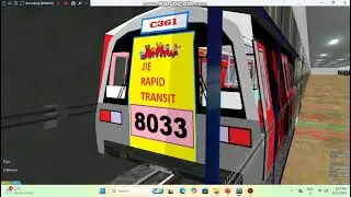 OpenBVE-[AJRT] KHI C361 Set 8033 Roblox Forsaken Advert Departing At Indoor Stadium